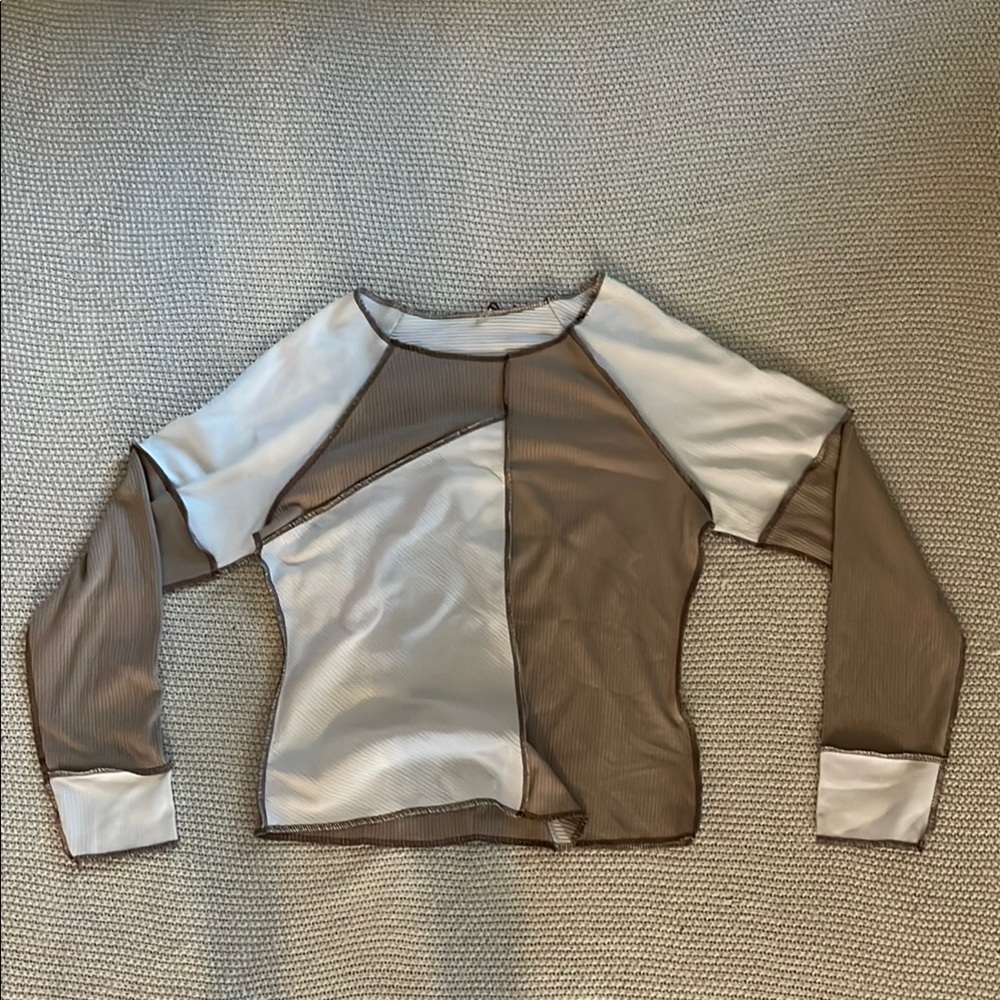 Colorblock Long Sleeve Top